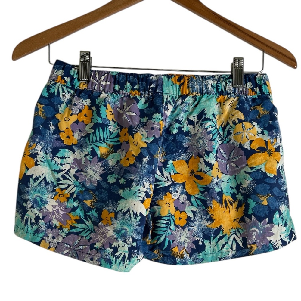 Patagonia Women’s Barely Baggies Board Shorts – Tropical Floral Neo Blue - Picture 2 of 9